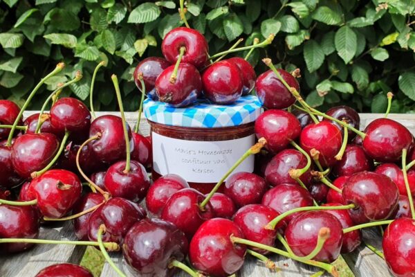 Confituur van kersen