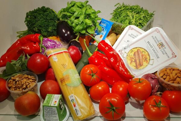 Veggiebox 1 met versneden groenten voor 4 personen