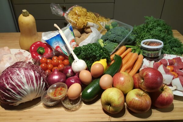 Seizoenspakket All-in met versneden groenten voor 4 personen / week 50