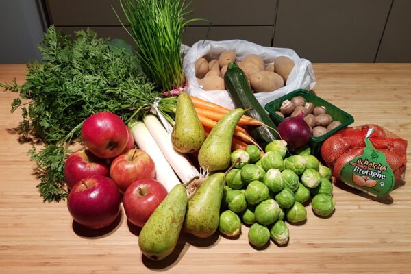 Seizoenspakket met versneden groenten voor 2 personen / week 5