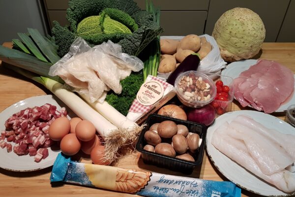 Seizoenspakket All-in met versneden groenten voor 4 personen / week 8