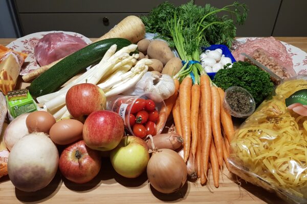 Seizoenspakket All-in met versneden groenten voor 4 personen / week 15