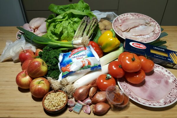 Seizoenspakket All-in met versneden groenten voor 4 personen / week 18