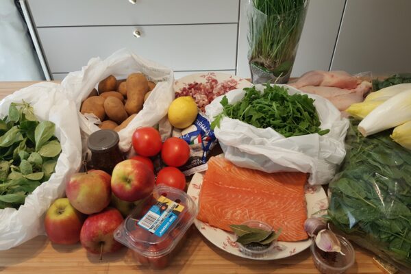 Seizoenspakket All-in met versneden groenten voor 4 personen / week 24