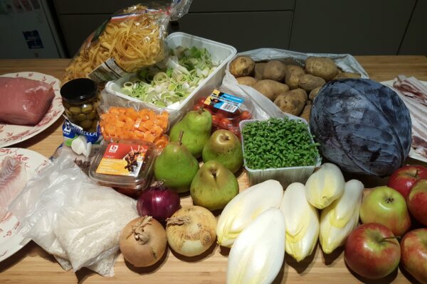 Seizoenspakket All-in met versneden groenten voor 4 personen / week 38