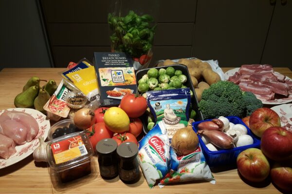 Seizoenspakket All-in met versneden groenten voor 4 personen / week 45
